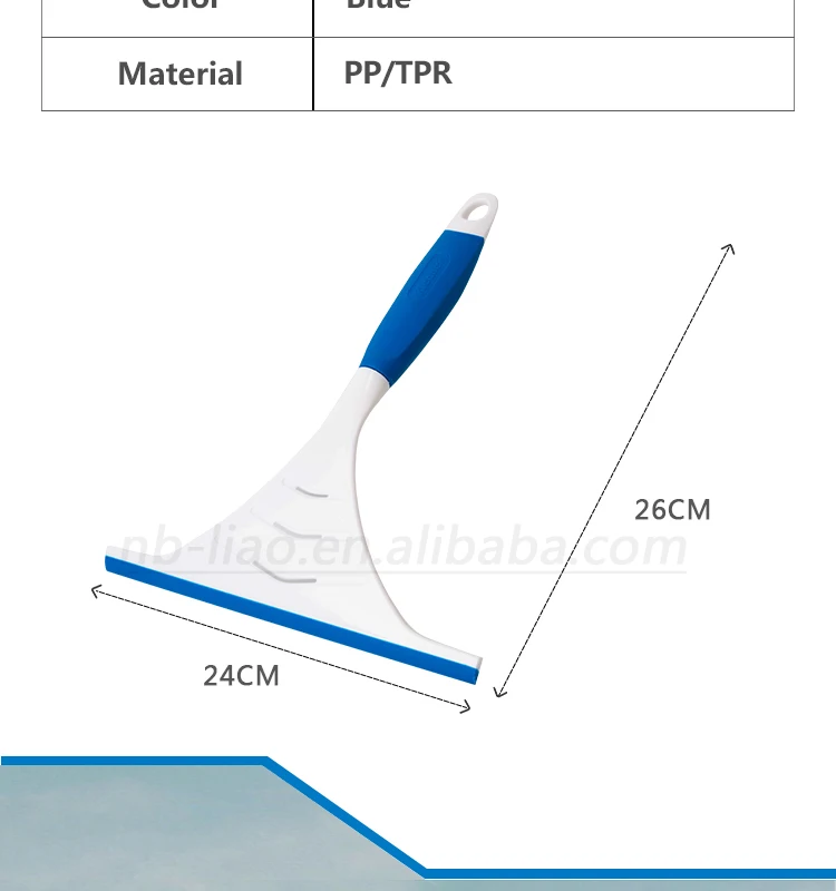 K19019 Kleaner Window Cleaner Window Wiper house interior squeegee tile glass wiper with TPR handle