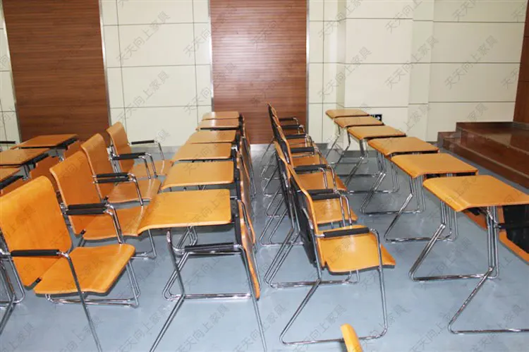 School Wooden Variant Desk and Chair Kids Party Tables and Chairs MFC Chair can be Desk Artistic Appearance Direct Buy China