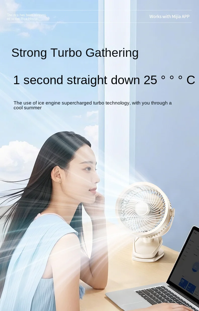 Desktop Fan, USB, Portable - detail 20