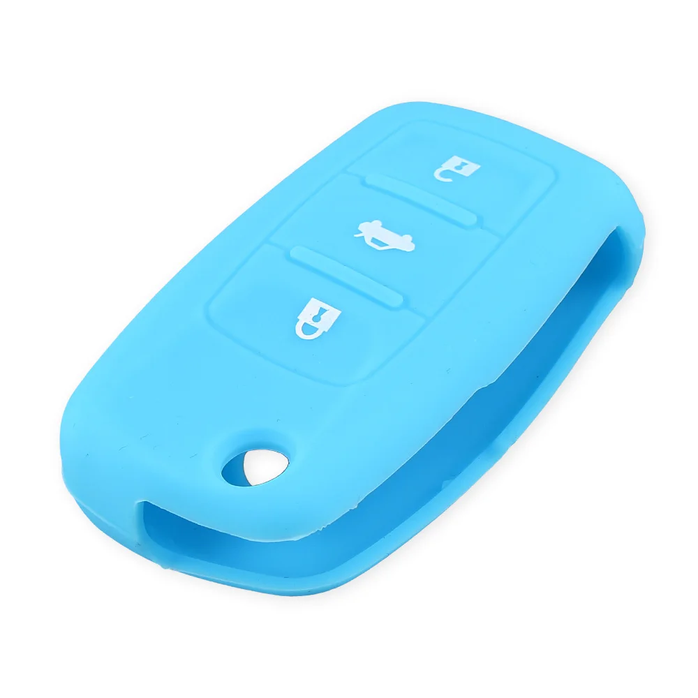 Silicone Key Cover 3 Buttons Remote Control Protector Case Fob for Volkswagen VW 