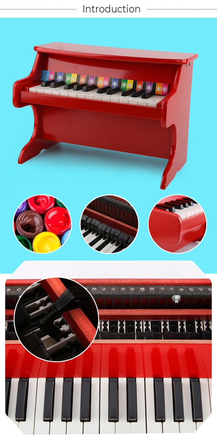 baby wooden piano