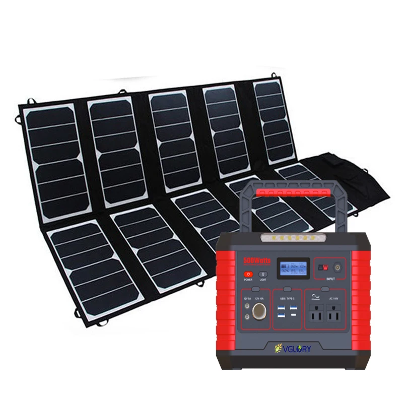 Advanced Cells 500w 700w Portable System Power Solar Lithium Battery Unit 1000w Electrical Panel Box