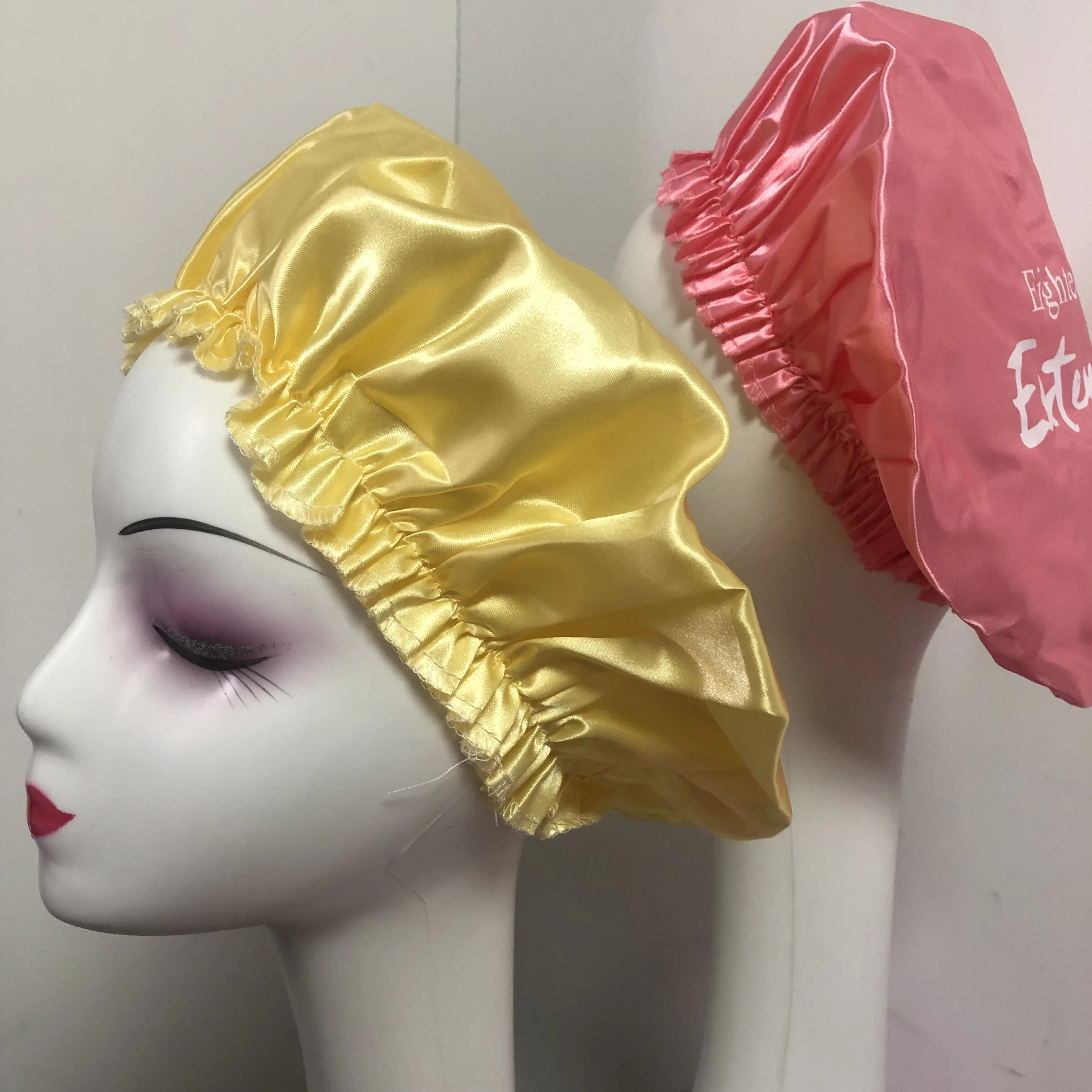 Wholesale Custom Satin Hair With Logo Free Design For