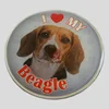 Custom 3D Fridge Buttons Clear Logo Resin Dome Epoxy Sticker