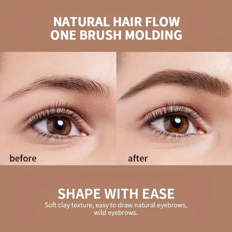 Eyebrow Stain Eyebrow Glue Waterproof Nonsmudging Longlasting Liquid