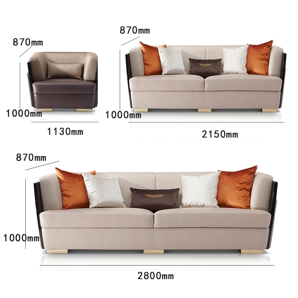 Functional Elegance Plugboard Wood Veneer Sofa - Seating Solution with Style supplier