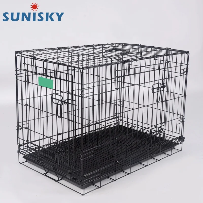 Portable Indoor Household Steel Wire Pet Cage Dog Metal Wire Cage Cat