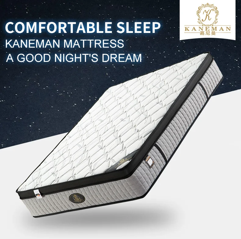 Bamboo Pillow Top Sleep Well King Size Pocket Spring Mattress Comfort