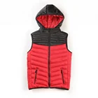 2018 High Quality Bulk Stock Fashion Winter Nylon Mens Vest with Hood