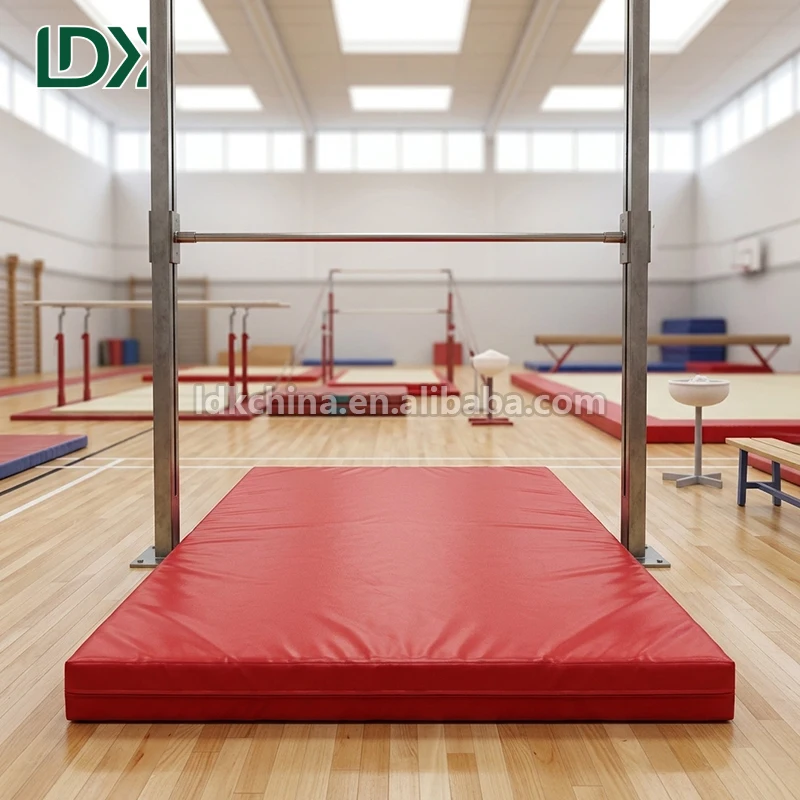 Wholesale Anti-slip Gymnastics Landing Mat Standard School Exercise Safety Crash Padding for Student Sports Programs