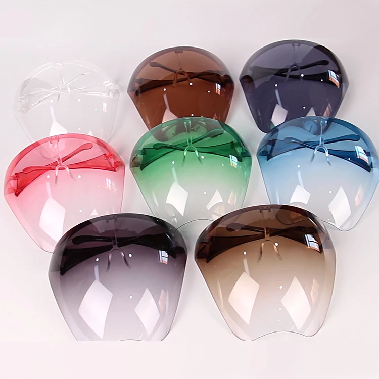 

New mask cover plastic glasses anti fog anti plash face masking washable reusable face protection with eye hield,2 Pairs, Other