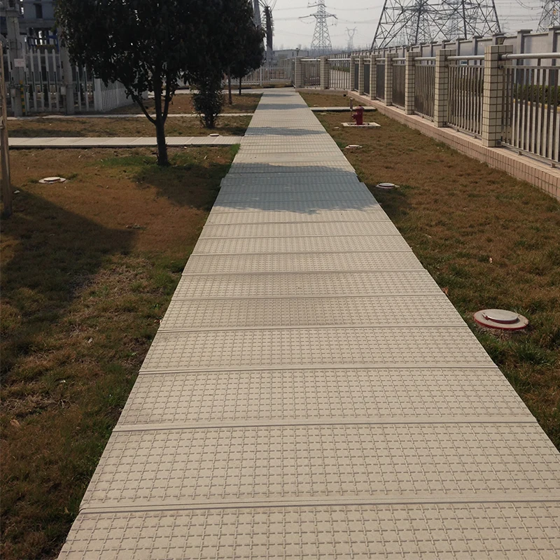 De Luz Verde Amarillo Frp Resina Cable Eléctrico Trinchera Para