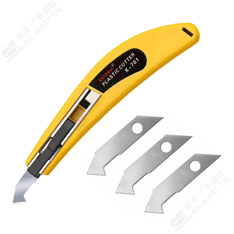 Multi Function Retractable Blade Acrylic Plastic Sliding Knife Perspex