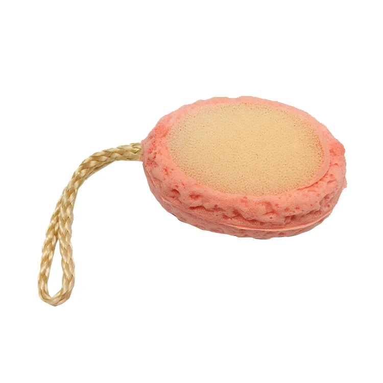 Beautiful colorful wholesale high quality cleaning soft body shower esscential massage bath sponge