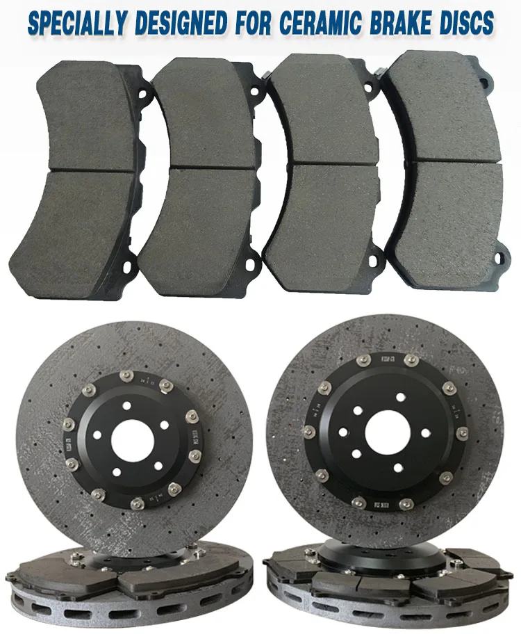 Carbon Ceramic Brake Disc Brake Pads Set Front Axle Fits For Audi Q7 4l