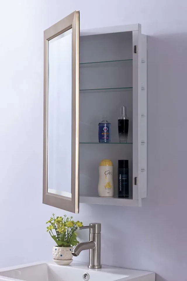 Frame Material PS frame Mirror Cabinet Material Metal with Powder-coated