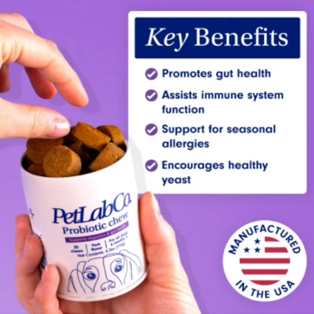 Petlab Co. Dog Probiotic Deliver Digestive Support,Promote Healthy
