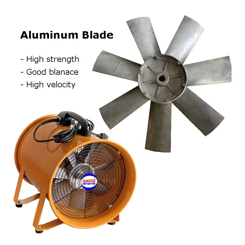 Portable Axial Exhaust Fan, DFV, SHT-30, 12", 300mm - detail 8