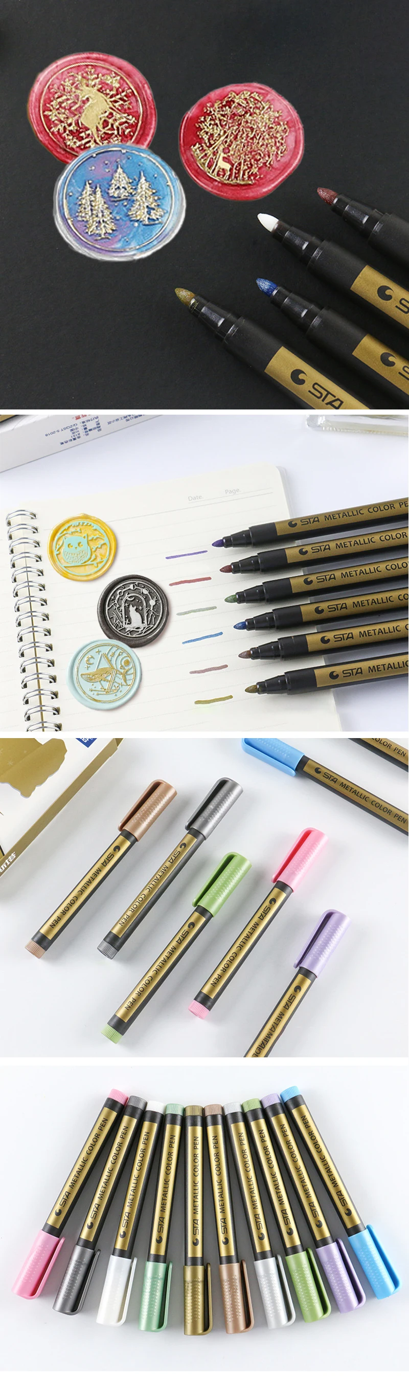 Wholesale Metallic Marker Pens 