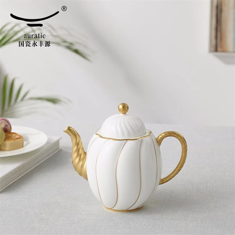 New Design Tea Cups And Saucer Sets Ceramic Shengshi Magnolia 17 Tea