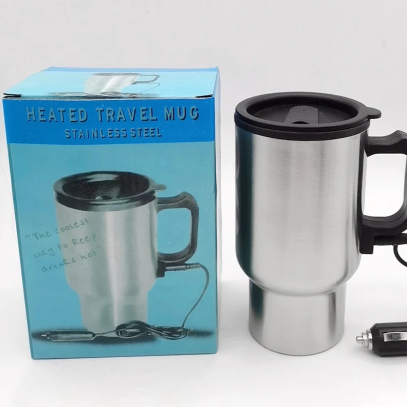 Stainless Steel Car Accessories Dc 12v Electric Heating Car Cup Auto