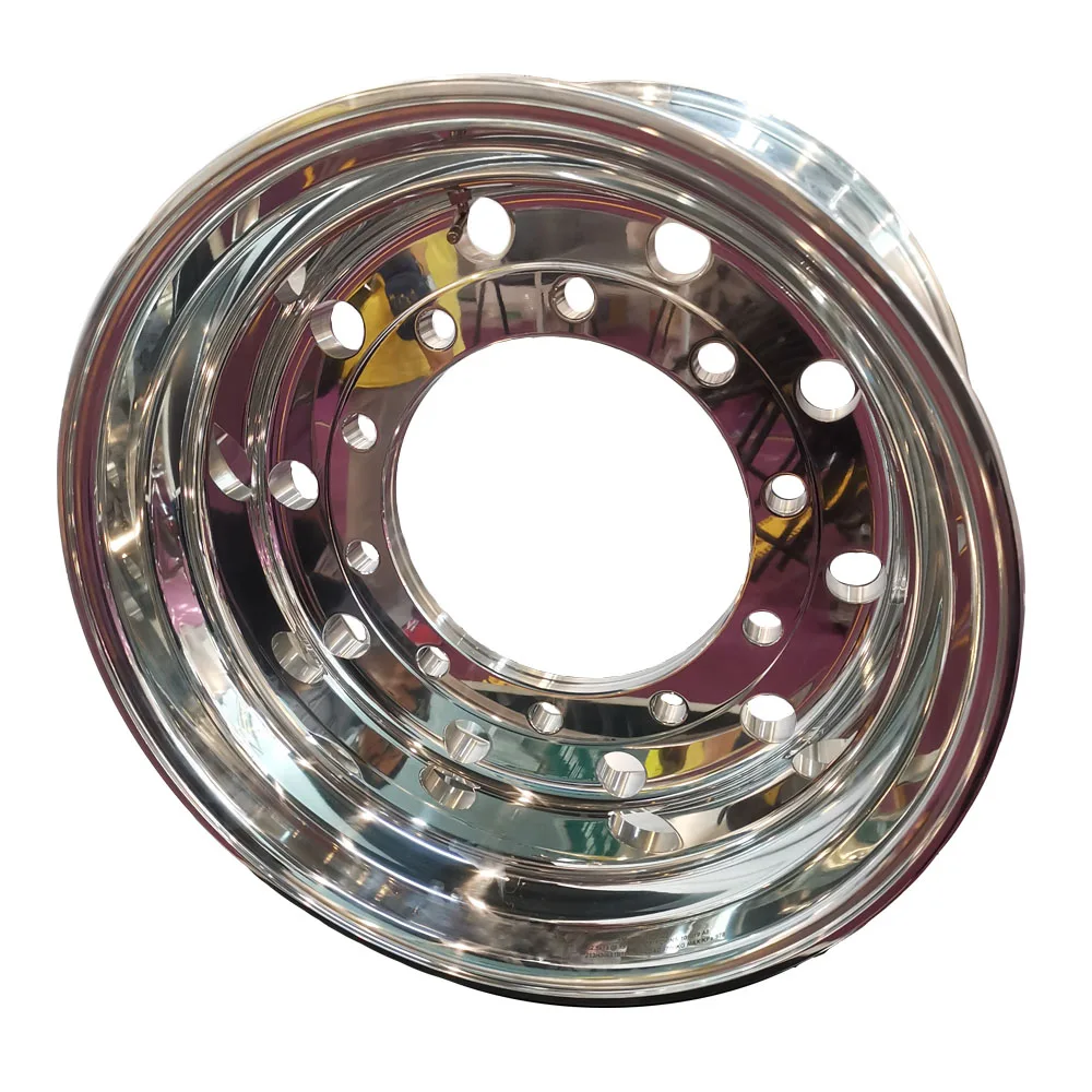 22.5x11.75 Inch Aluminum Wheel Rims 10 Bolt Holes Disc Spoke Auto Truck