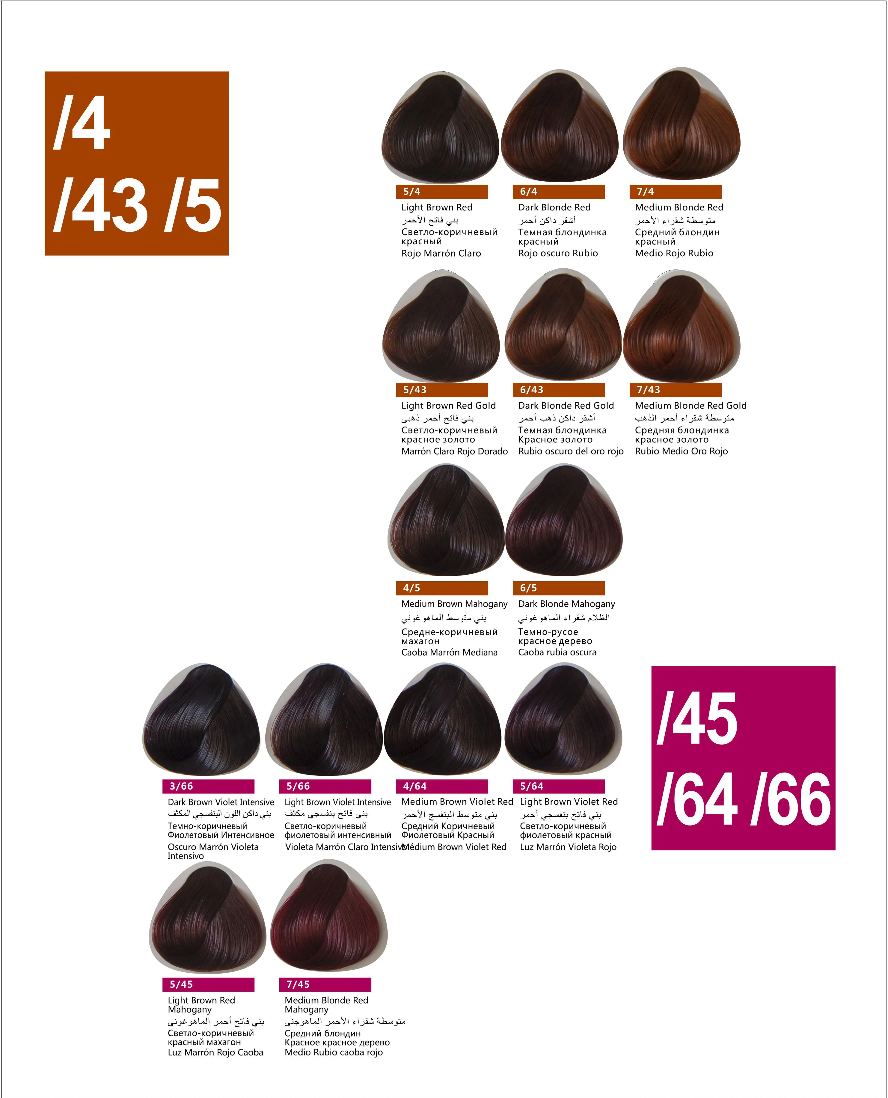 Professional Hair Color Chart - Buy Professional Hair Color Chart,Hair ...