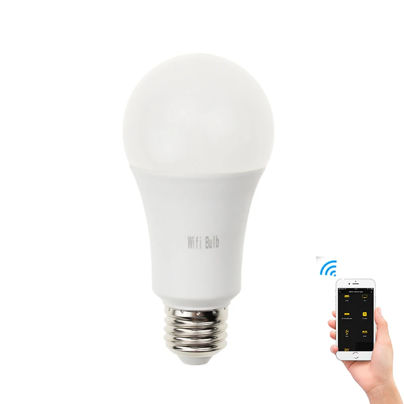 Tuya App Remote Control Smart Wifi E26 / E14 / B22 / E27 Base Led Bulb 7w Wifi Led Bulb Smart Wifi Bulb