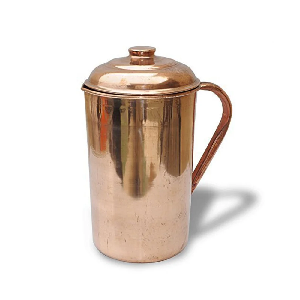 100 Percent Pure Copper Water Jug Christmas Gift Set Copper Jug Water