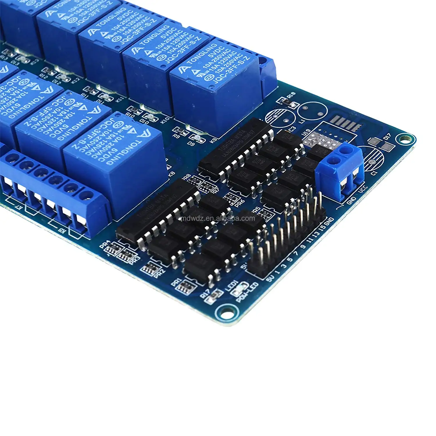 16 Channel Relay Module And Optocoupler Compatible With Arduino Pic Avr ...