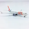 Customized 1:400 scale 737-8 MAX high detailed die cast model airplanes 737 800 Max for GOL