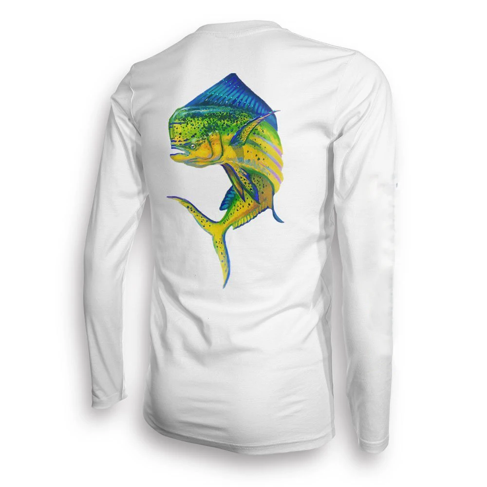  Custom Sublimated Tournament Fishing Jerseys Long Sleeve Quick Dry 