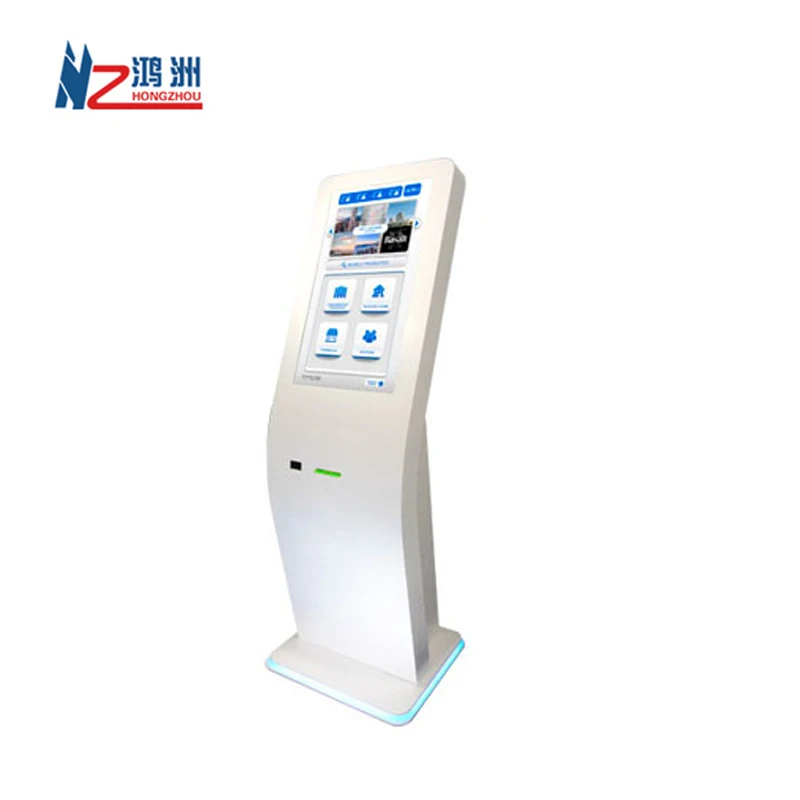 Beautiful design dual screen interactive payment kiosk with dispenser  and bill acceptor  function