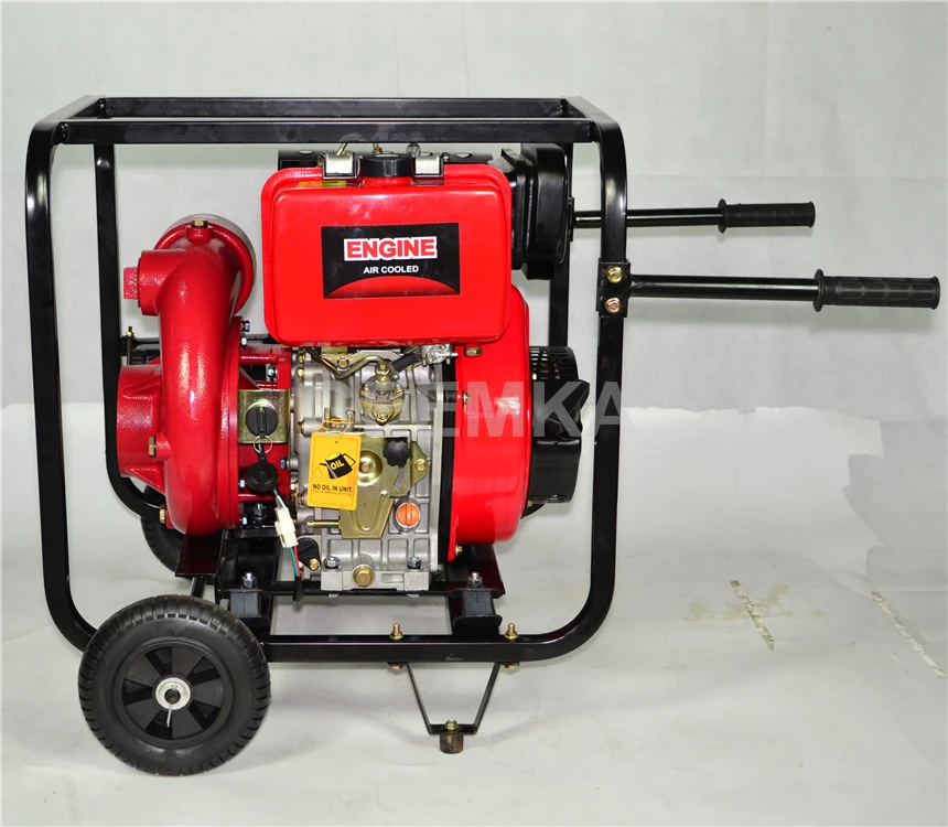 portable cast iron high pressure 13hp 80mm 3inch diesel engine water pump