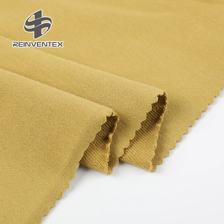 french terry plain fabric