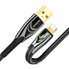 SOSLPAI wholesale phone charger usb cable 3.28ft nylon braided custom logo usb data charging cable for iphone