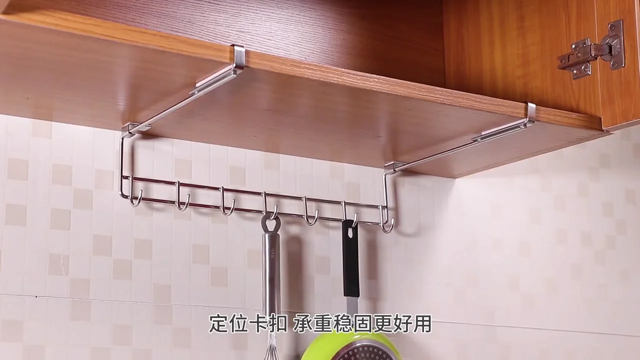 Haushalts Abnehmbare Nagel Freie Edelstahl Küchen Halter Aufbewahrung