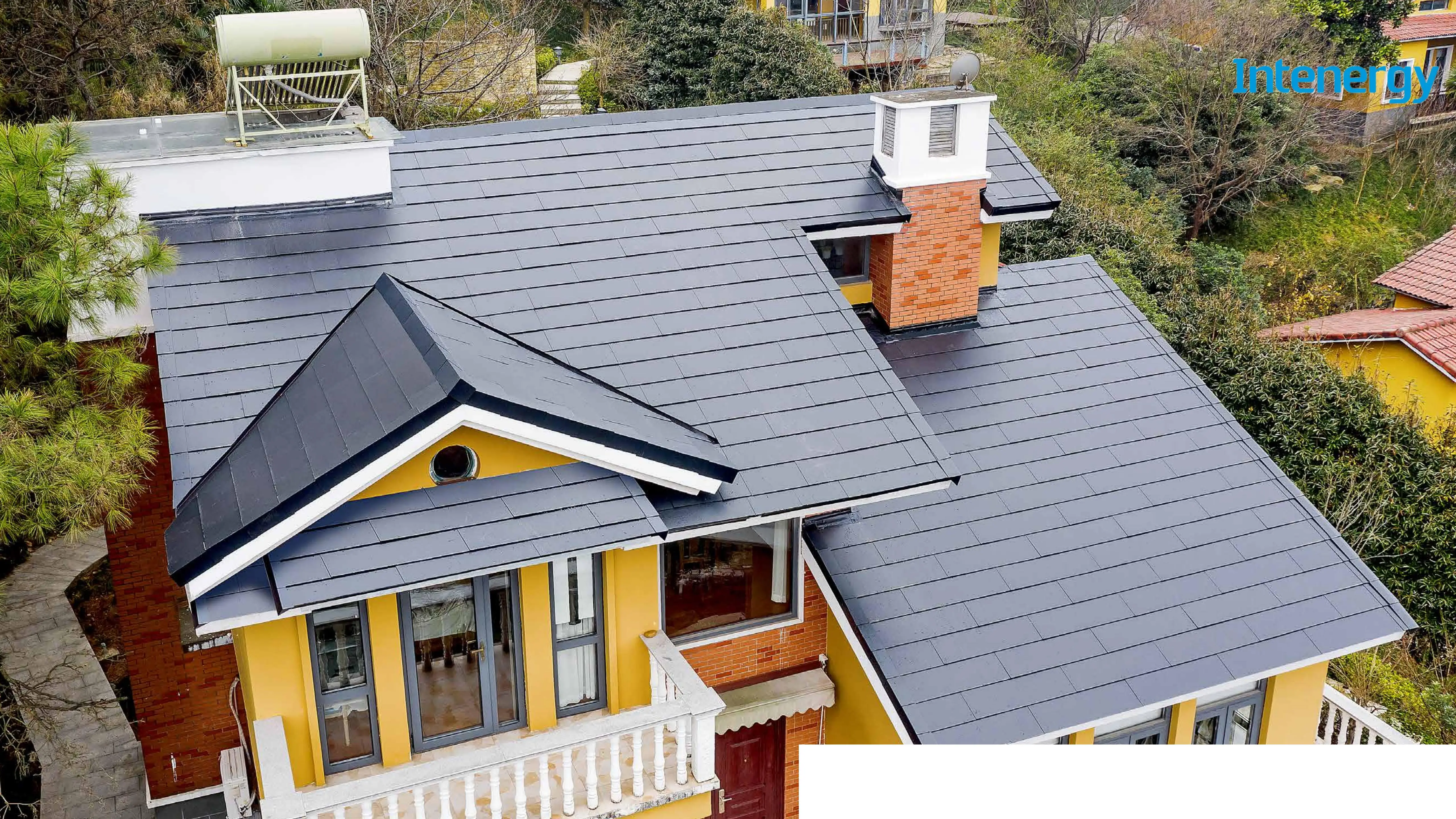 Picture of Intenergy 100% Waterproofing Solar Roof Tile Solar Power Electricity ...