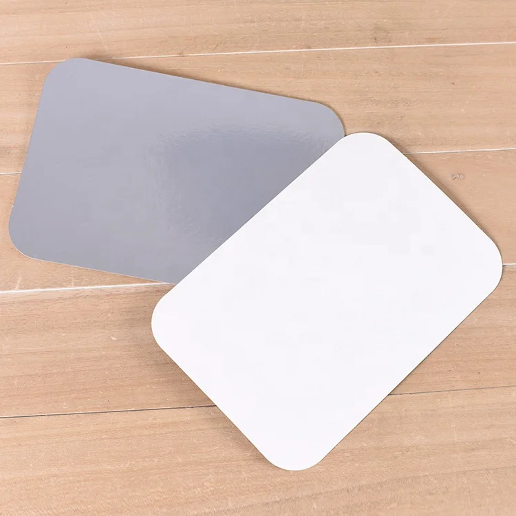 China supplier disposable aluminum foil food container paper lid