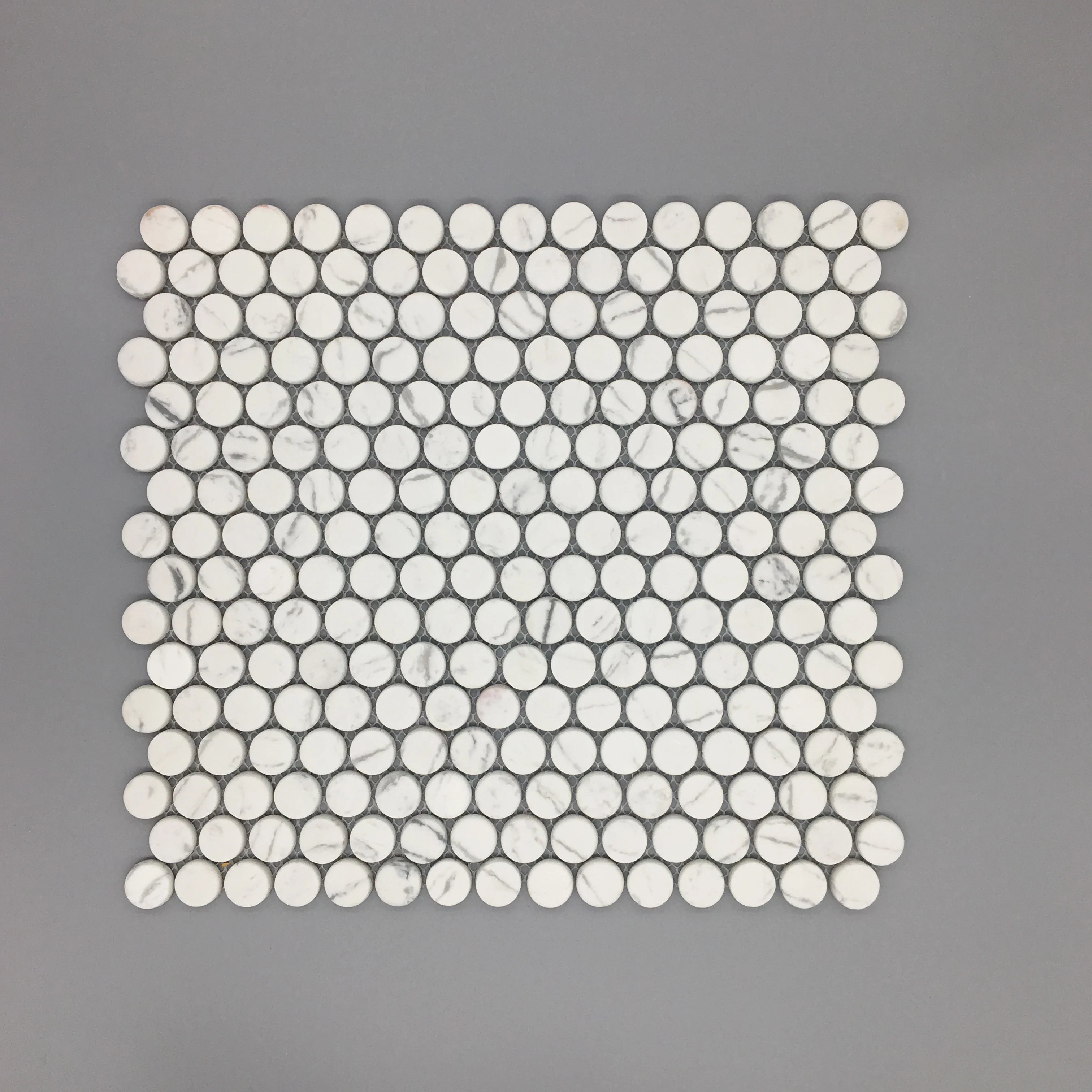 Foshan Forma Redonda De Cuerpo Completo Azulejo Mosaico De Vidrio Para