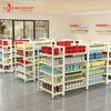 Modern design bakery retail store strong equipment double sided bread shelf display