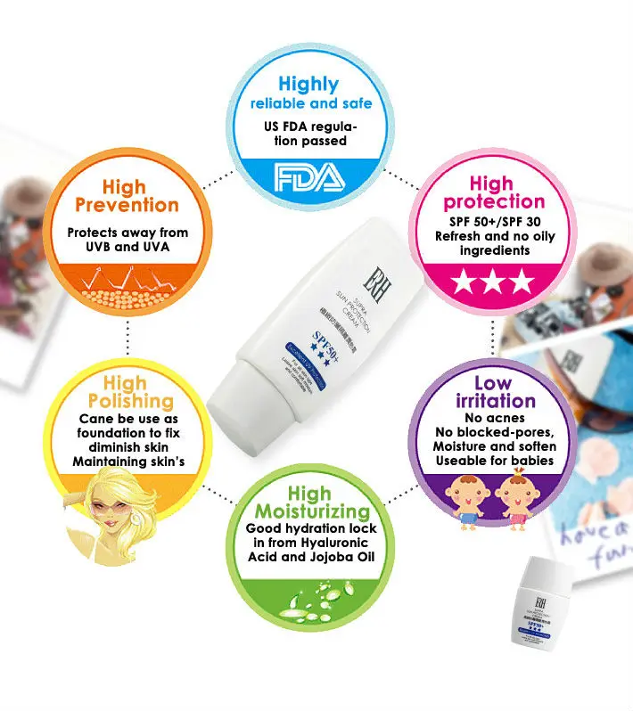 Best SPF 50 Sun Block Cream Protection Whitening Sunblock Sunscreen
