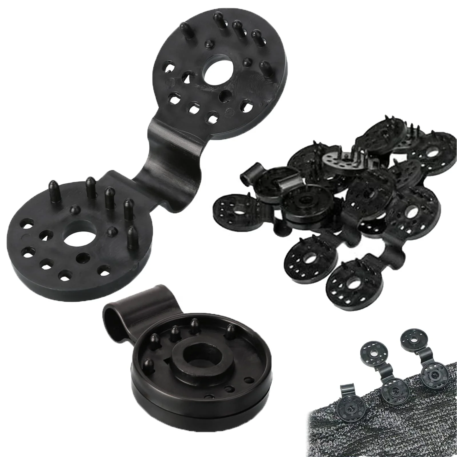 Shade Cloth Heavy Duty Lock Grip Shade Cloth Fix Plastic Clamp Premium