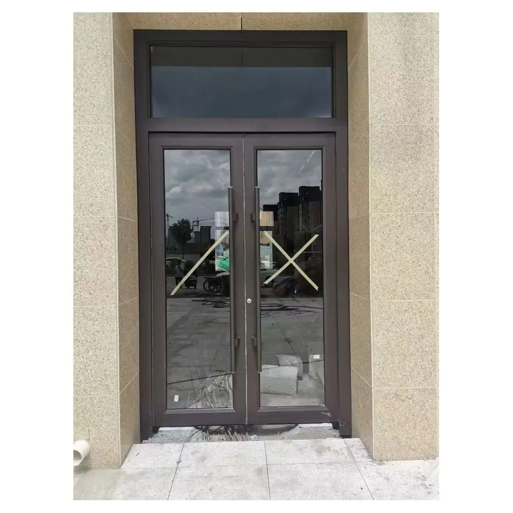 China Customized ADA Thumbturn Aluminum Shopfront Door Suppliers ...