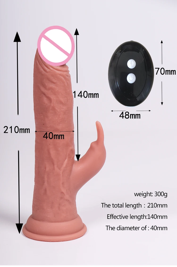 Super Huge Realistic Women with Sex Animals Penis Dildo 40mm dildo 6 speeed dildo with anuls function