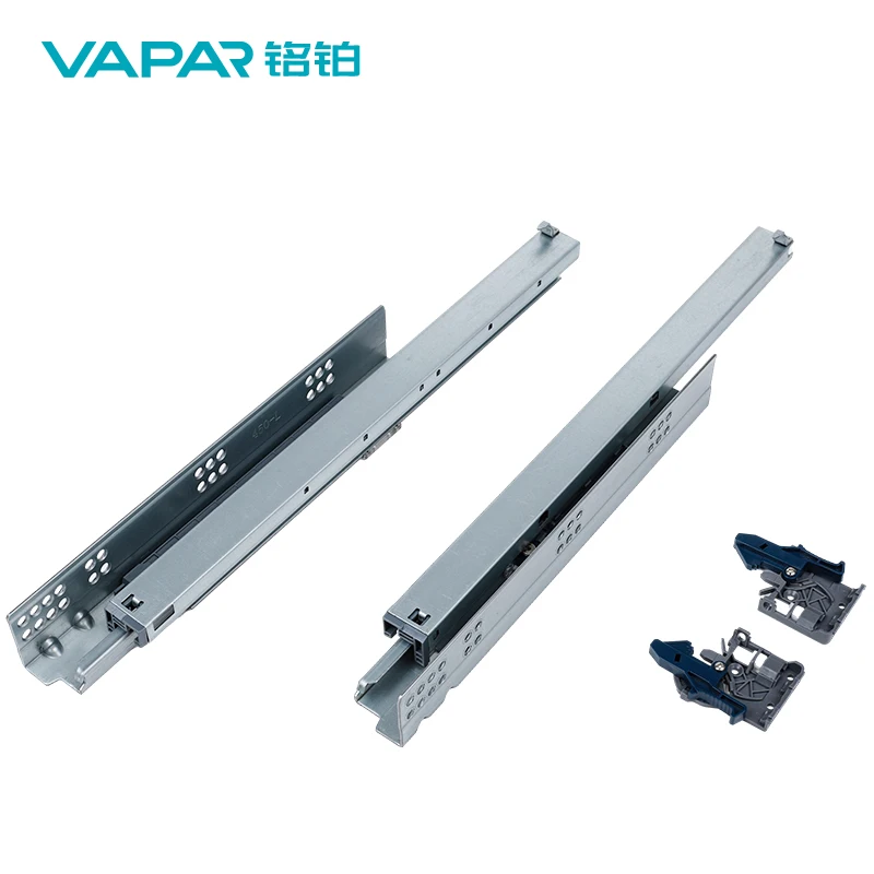 20 Inch Three Damped Buffer Rails Three Guide Rails Drawer Track Three ...