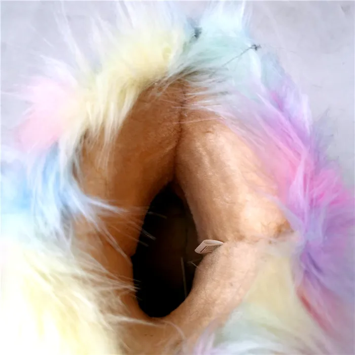 faux fur boots wholesale