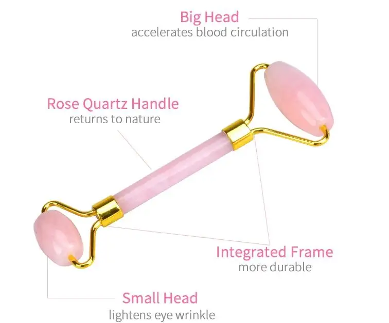 noiseless anti aging therapy 100% natural scraping massage tools handheld welded skin electric clear derma roller jade roller