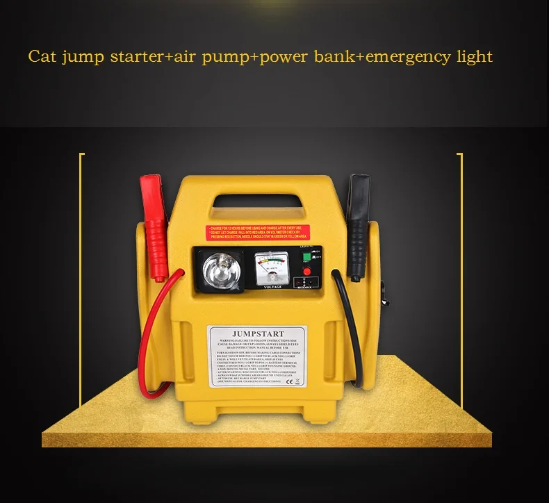 Hot Sale Portable multi-functional car Jump Starter Power Station also air pump