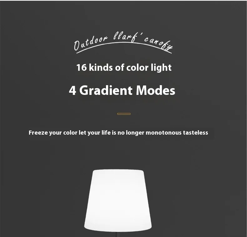 outdoor waterproof adjustable height solar table lamp755-3